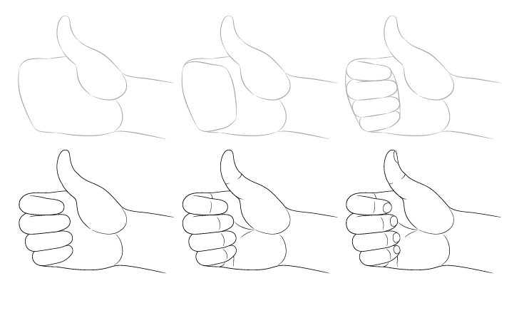 Thumbs up idea (16) zeichnen ideen