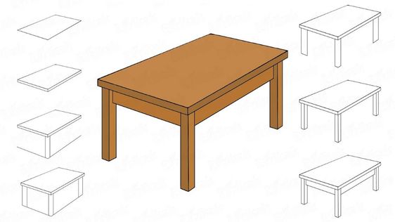 Tischideen (4) zeichnen ideen