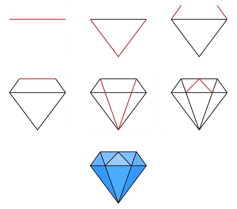 Diamant-Idee (26) zeichnen ideen