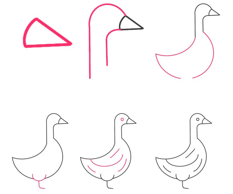 Gans-Idee (13) zeichnen ideen