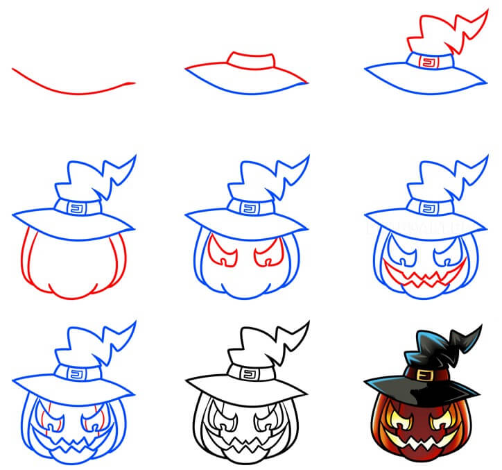 Halloween zeichnen ideen