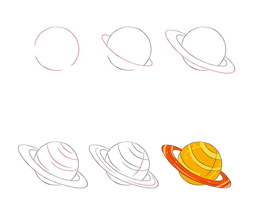 Zeichnen Lernen Planetarische Idee (11)