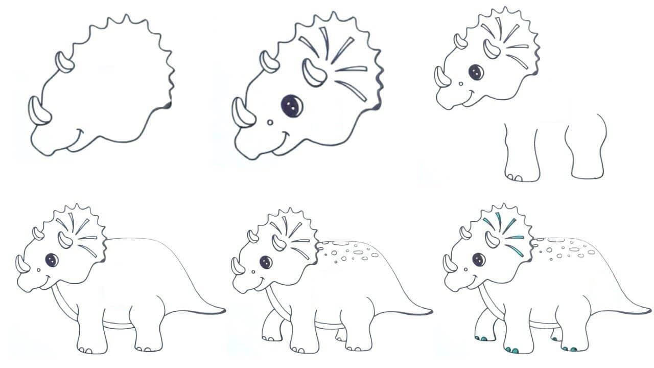 Triceratops-Idee (4) zeichnen ideen