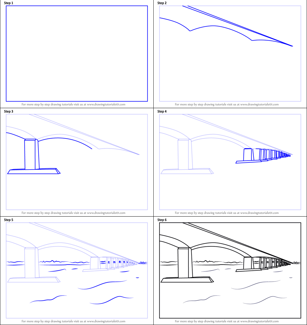 Zeichne eine einfache Brücke (4) zeichnen ideen