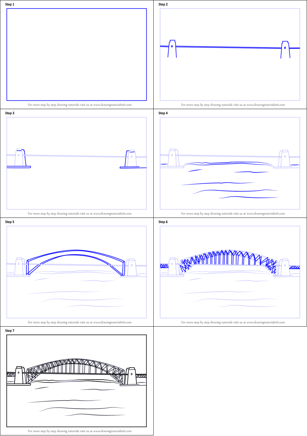 Zeichne eine einfache Brücke (7) zeichnen ideen