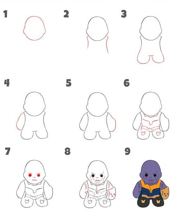 Baby Thanos (2) zeichnen ideen