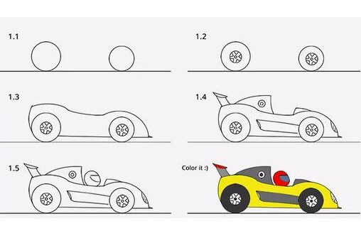 F1-Rennwagenkonzept (3) zeichnen ideen