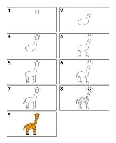 Giraffen-Idee (13) zeichnen ideen