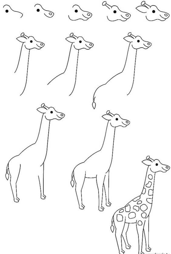 Giraffen-Idee (16) zeichnen ideen