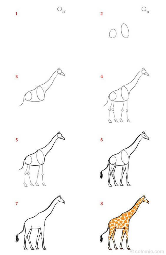 Giraffen-Idee (17) zeichnen ideen