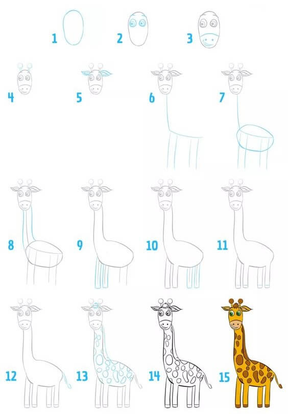 Giraffen-Idee (19) zeichnen ideen