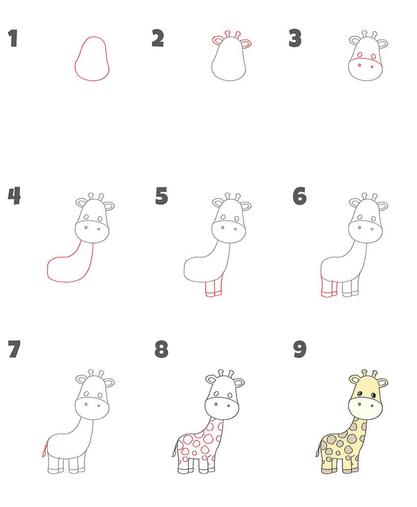 Giraffen-Idee (21) zeichnen ideen