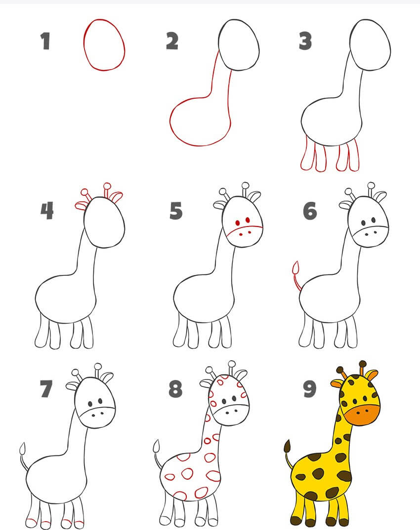 Giraffen-Idee (24) zeichnen ideen