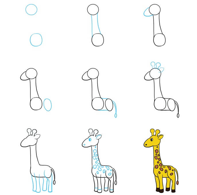 Giraffen-Idee (34) zeichnen ideen