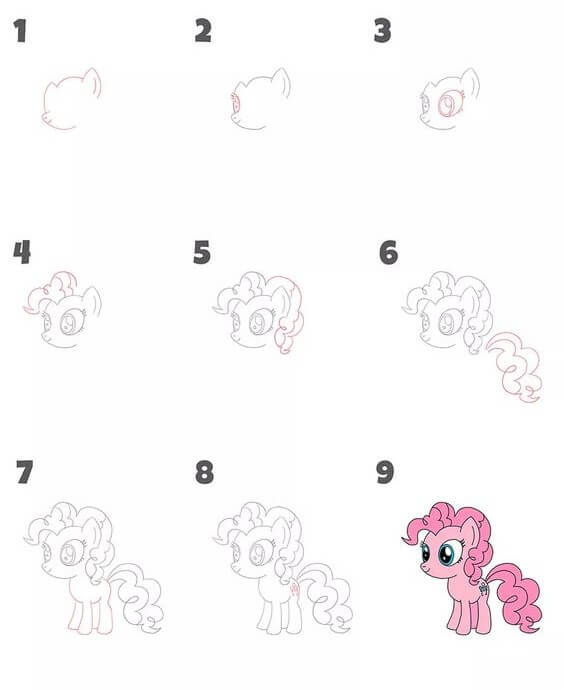 Pinkie Pie (2) zeichnen ideen