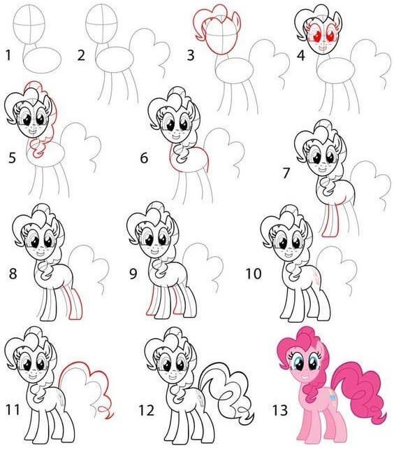 Pinkie Pie (3) zeichnen ideen