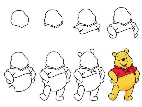 Pooh Bär Idee (4) zeichnen ideen