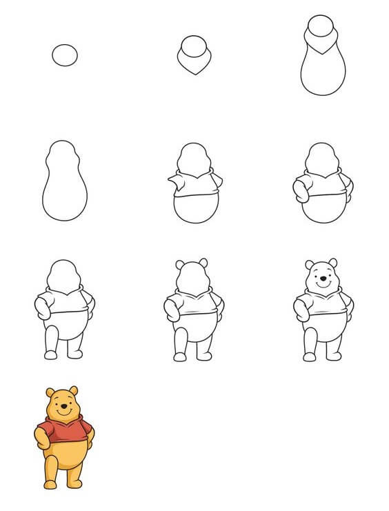 Pooh Bär Idee (7) zeichnen ideen