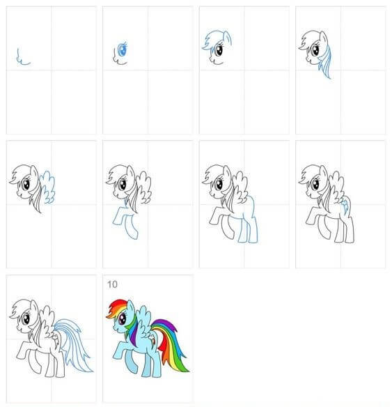 Rainbow Dash (1) zeichnen ideen