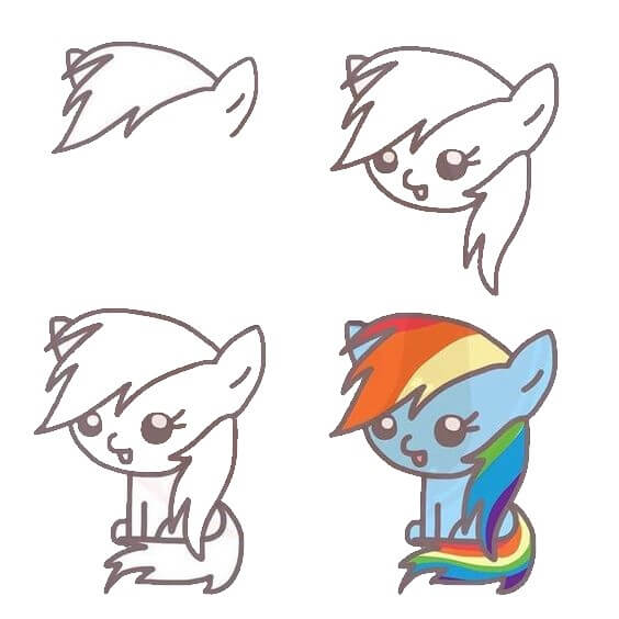 Rainbow Dash (2) zeichnen ideen