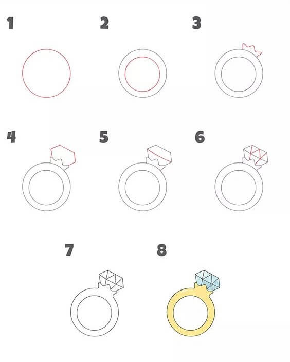 Zeichnen Lernen Ring ideen (2)