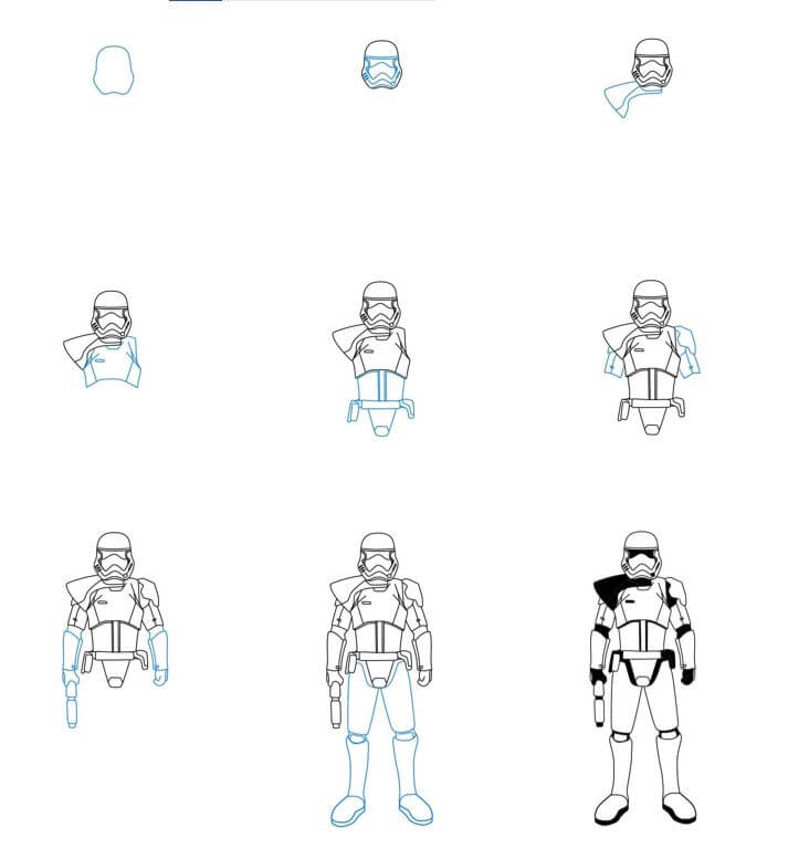 Zeichnen Lernen Stormtrooper-Ideen (10)