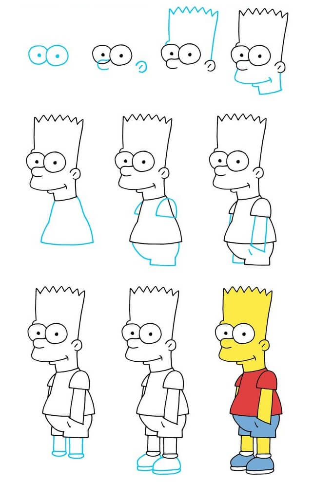 Bart simpson (8) zeichnen ideen