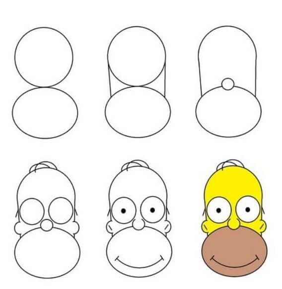 Homer Simpson (3) zeichnen ideen