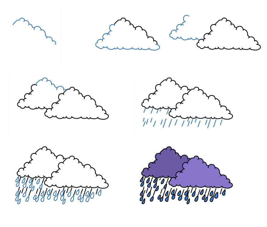 Zeichnen Lernen Regen ideen (13)