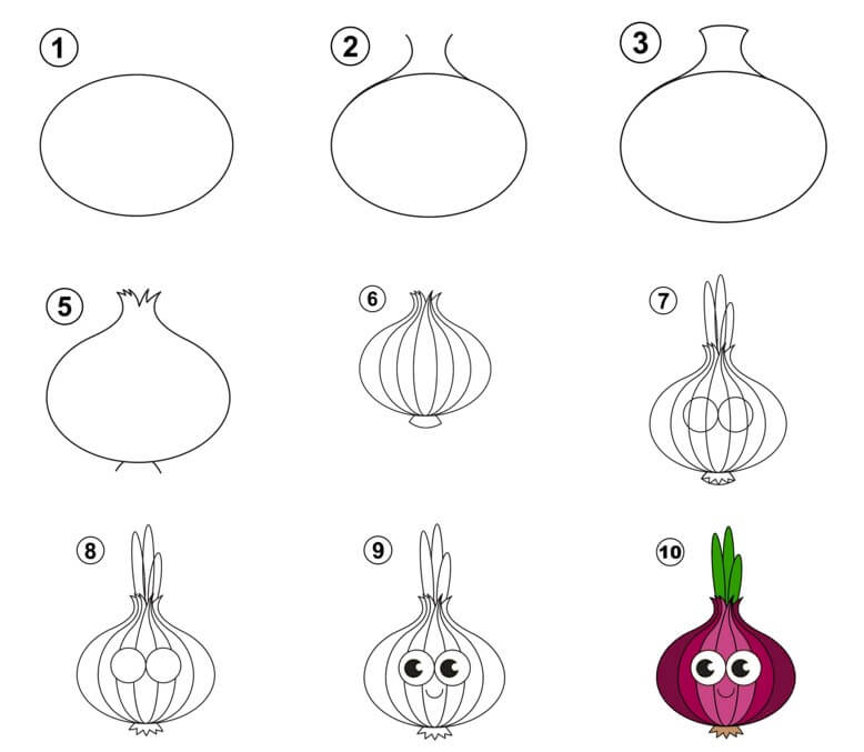 Zwiebel ideen (8) zeichnen ideen