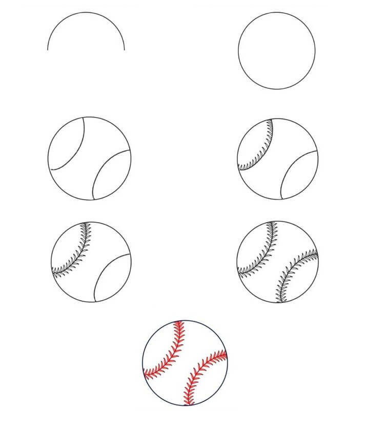 Zeichnen Lernen Baseball-Ideen (1)