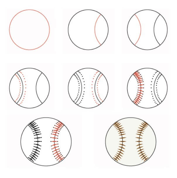 Zeichnen Lernen Baseball-Ideen (12)