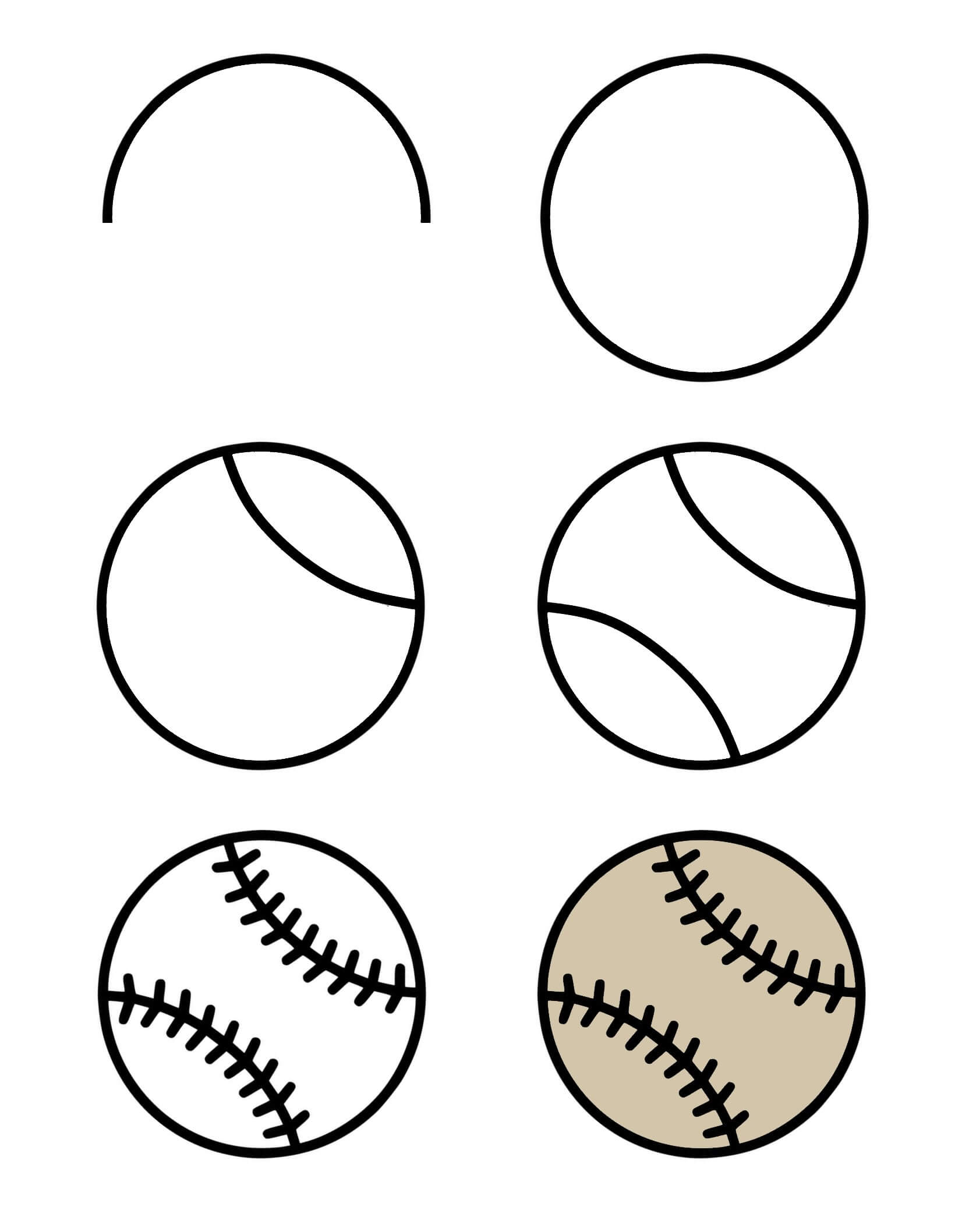 Zeichnen Lernen Baseball-Ideen (5)