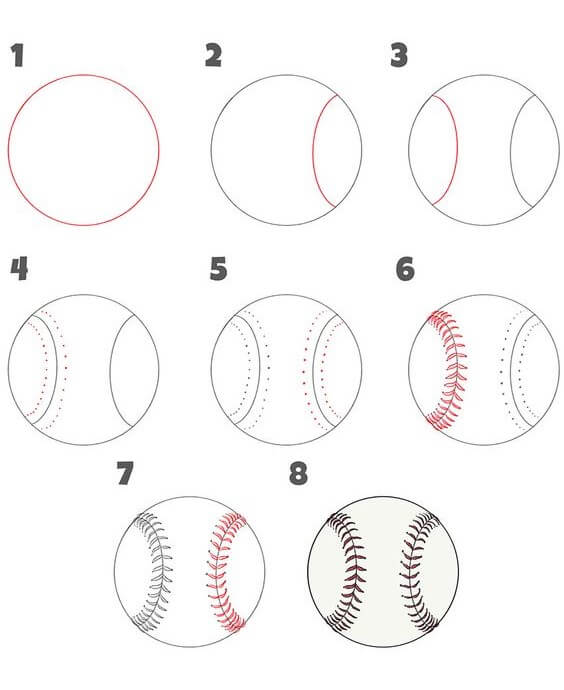 Zeichnen Lernen Baseball-Ideen (9)