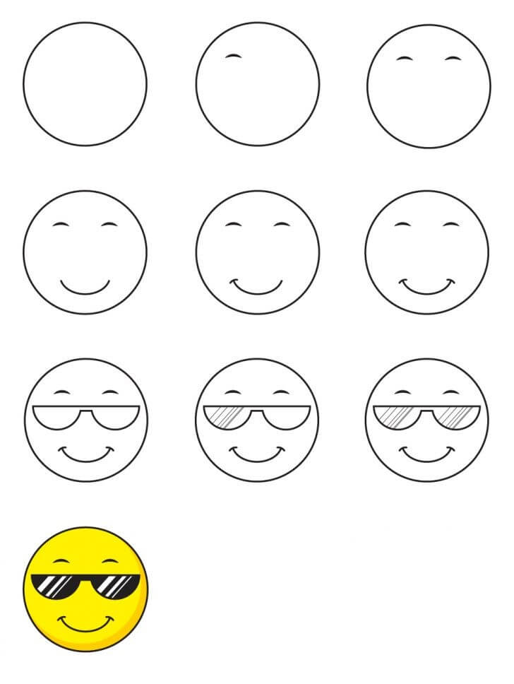 Coole Emojis (3) zeichnen ideen