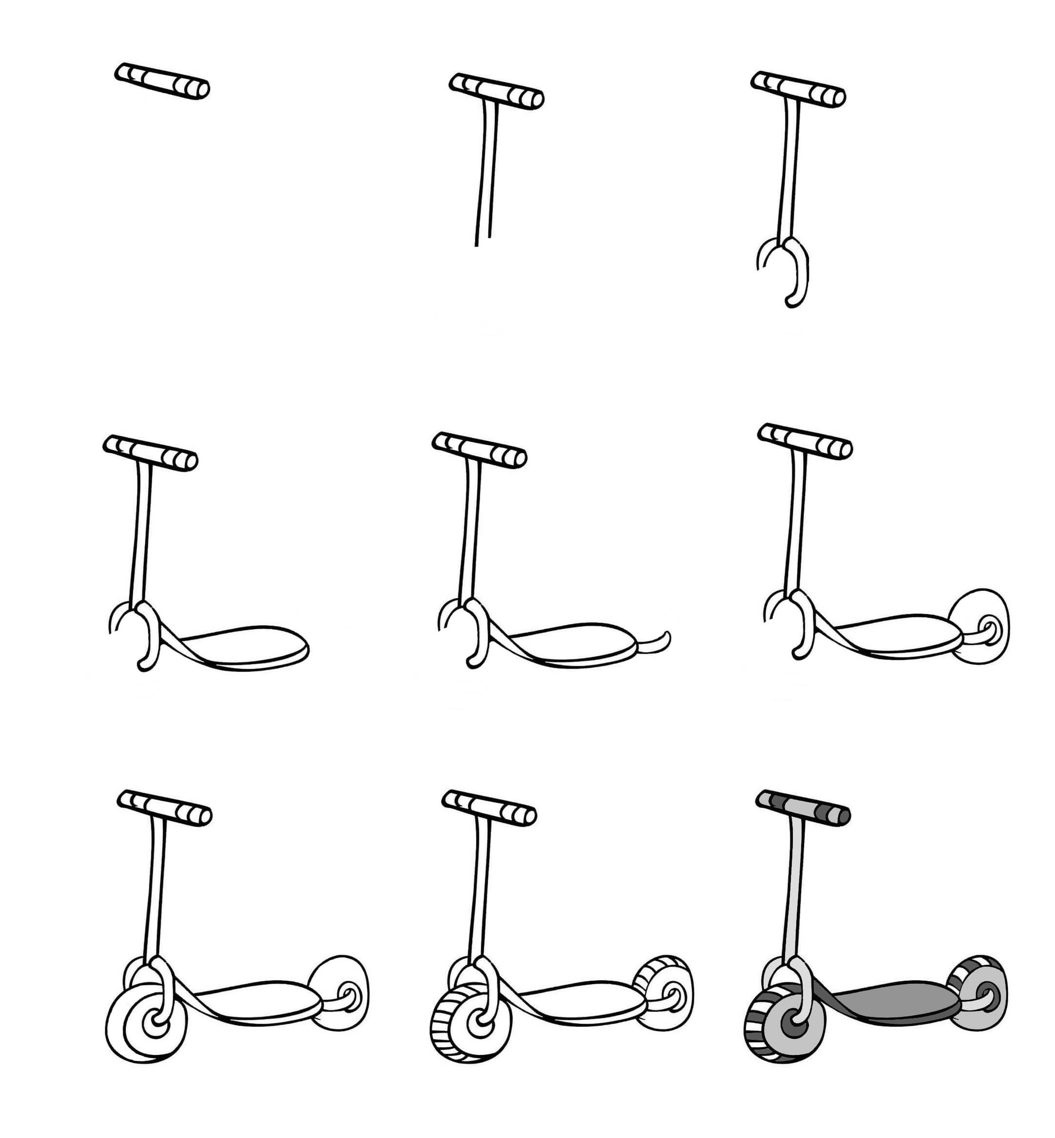 Zeichnen Lernen Roller-Ideen (6)