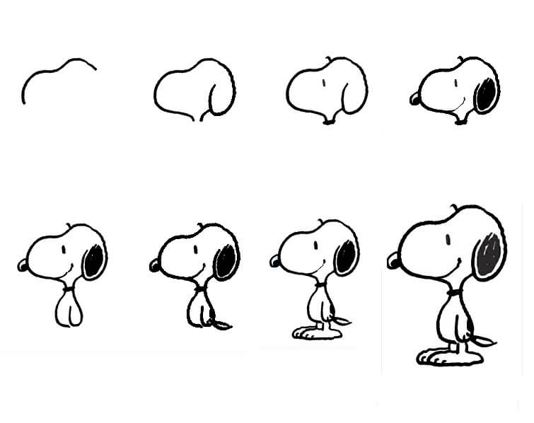 Snoopy Idee (12) zeichnen ideen