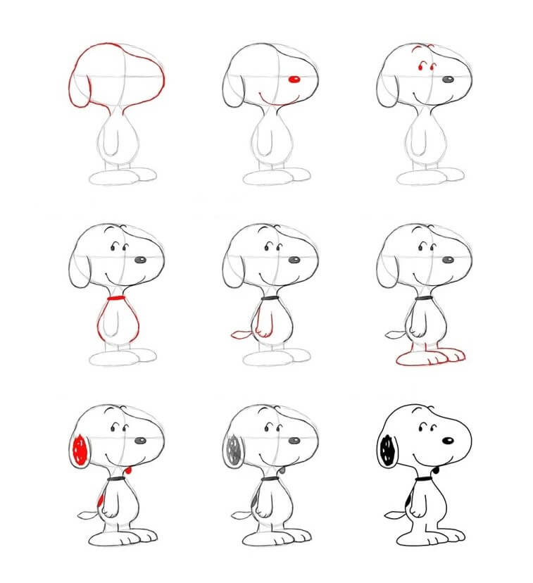 Snoopy Idee (16) zeichnen ideen