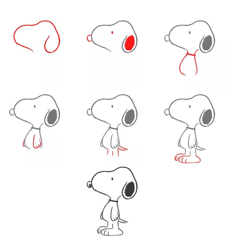 Snoopy Idee (23) zeichnen ideen