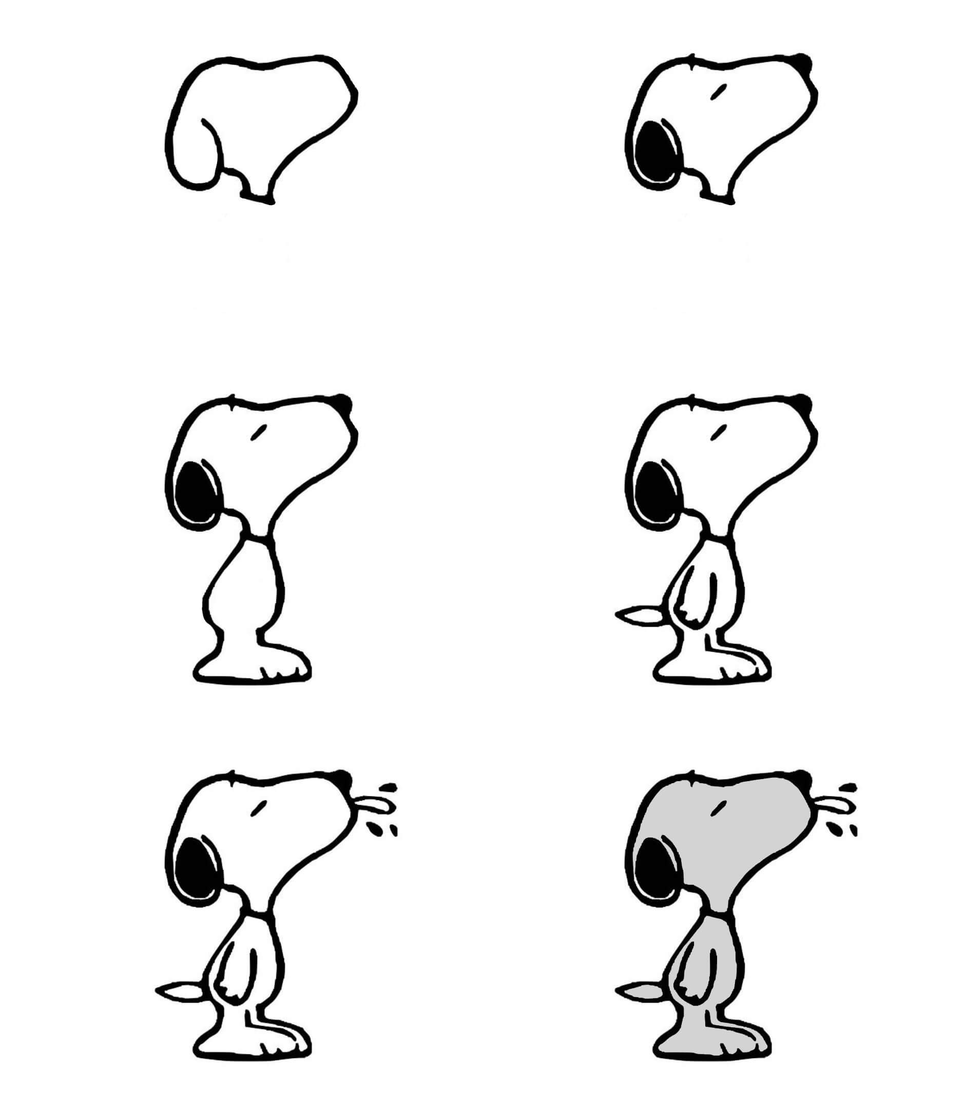 Snoopy Idee (28) zeichnen ideen