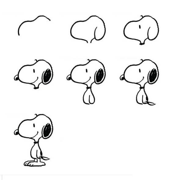 Snoopy Idee (9) zeichnen ideen