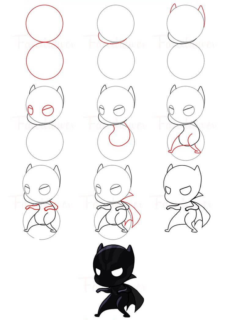 Black Panther chibi zeichnen ideen