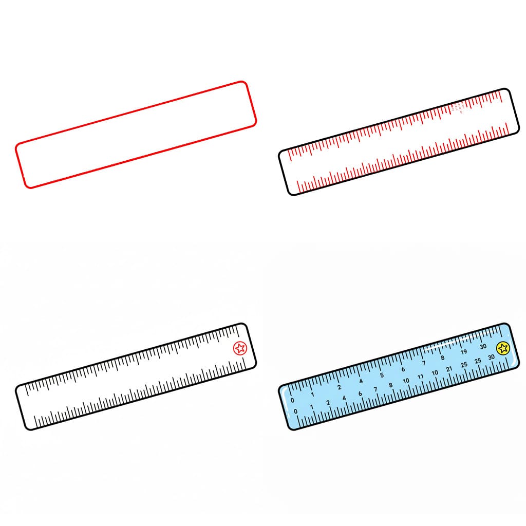 Blaues Herrscher zeichnen ideen