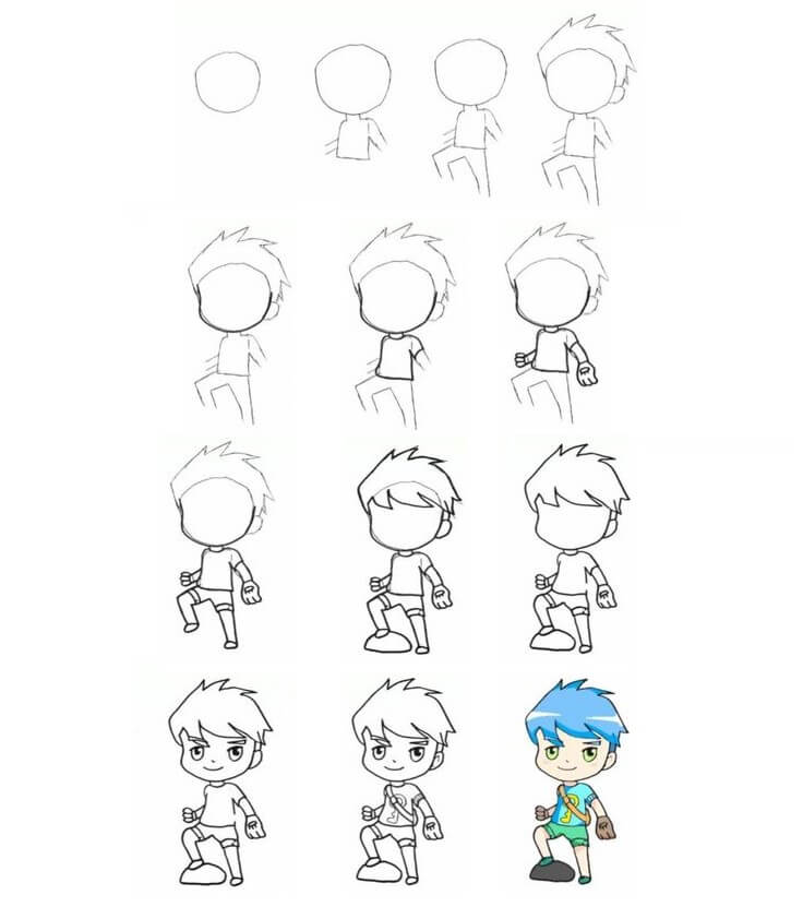 Chibi-Junge (1) zeichnen ideen