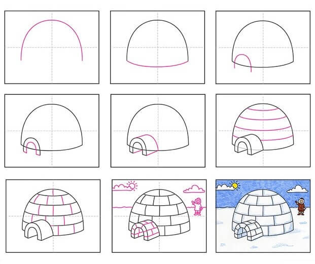 Iglu-Idee (14) zeichnen ideen