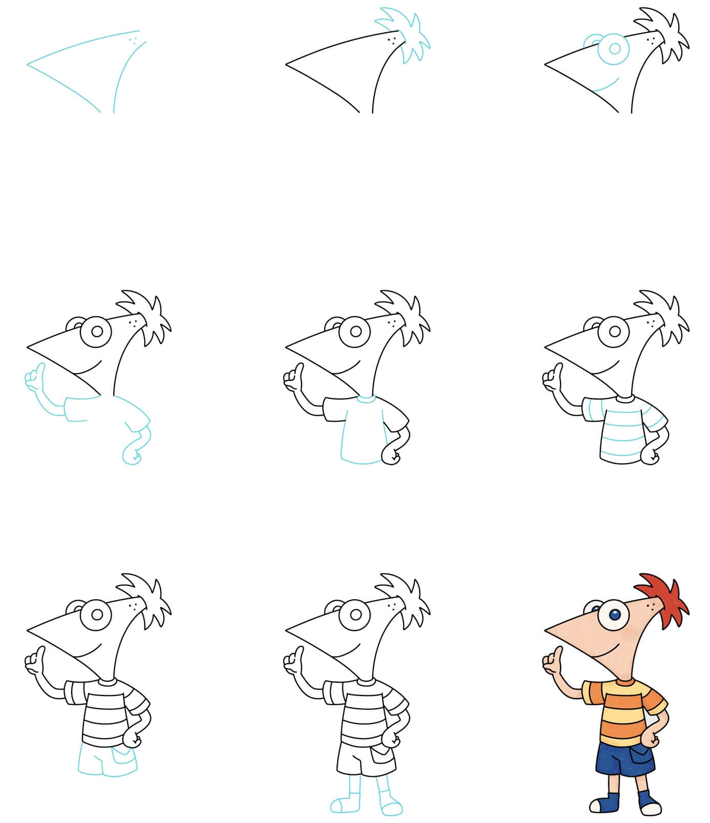 Phineas und Ferb zeichnen ideen