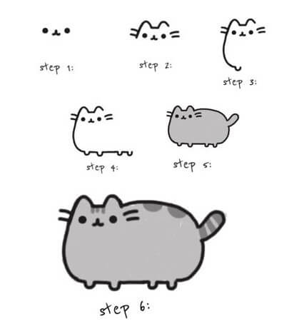 Pusheen Idee (11) zeichnen ideen