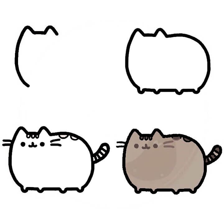 Pusheen Idee (12) zeichnen ideen