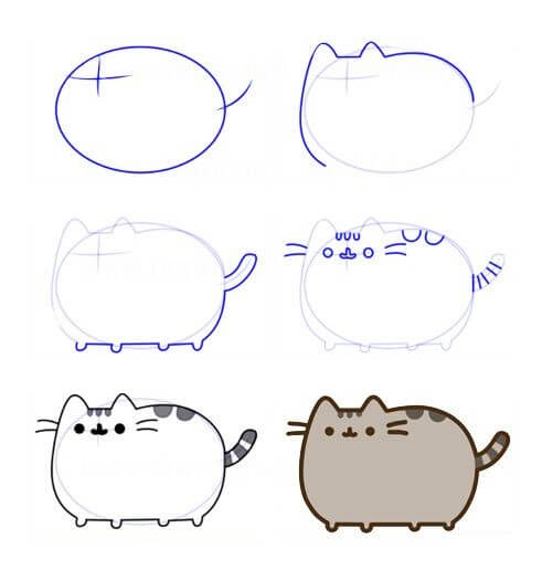 Pusheen Idee (13) zeichnen ideen