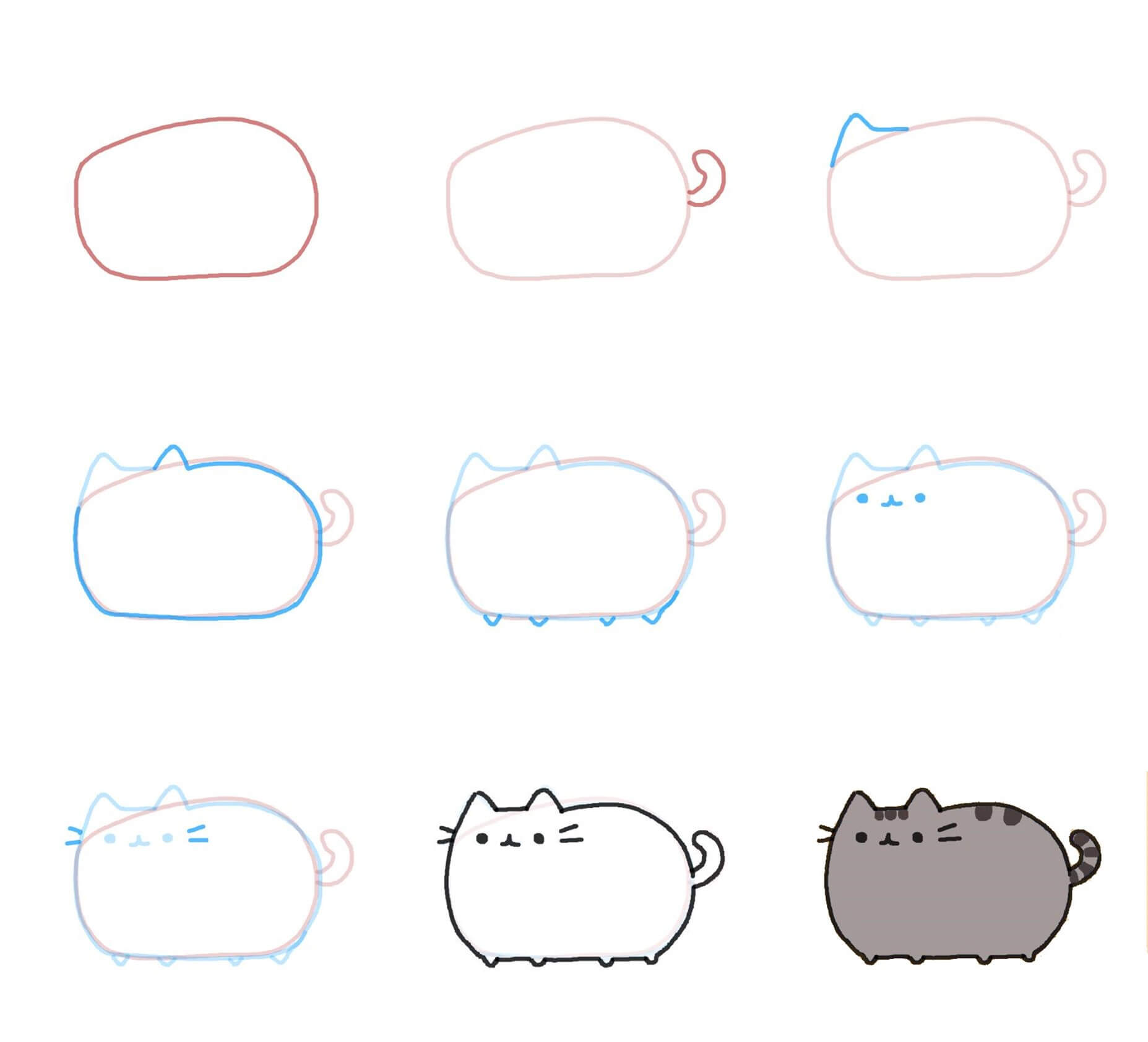 Pusheen Idee (3) zeichnen ideen